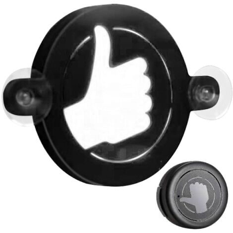 Éclairage intérieur de voiture avec bouton-poussoir pour une utilisation facile, télécommande pour lunette arrière de voiture.