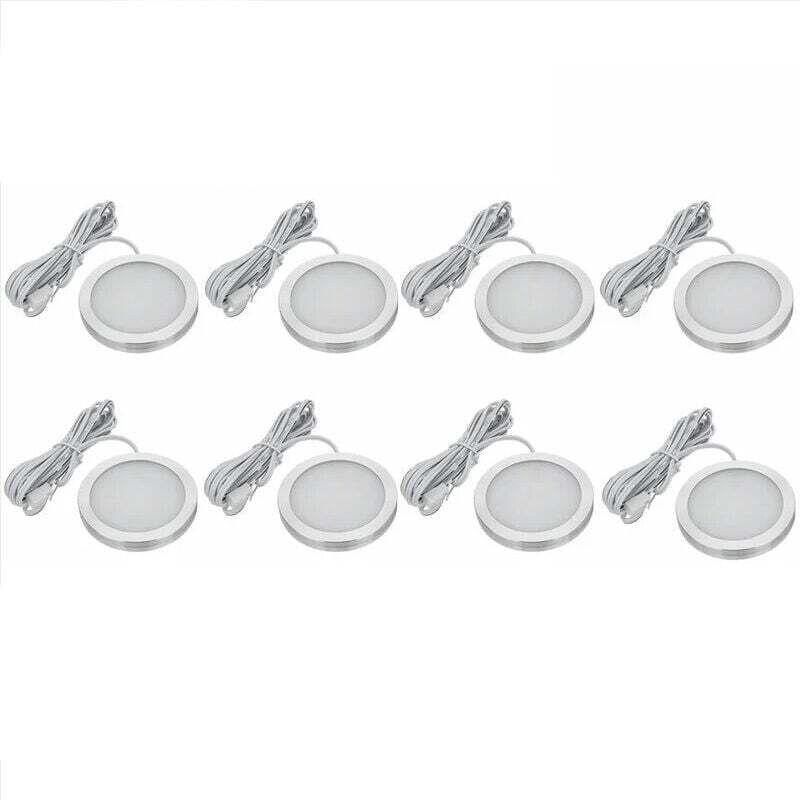 Éclairage LED Interne 12V Blanc Chaud 3000K Pour Camping Car Volkswagen T4 T5 Set De 8 Projecteurs