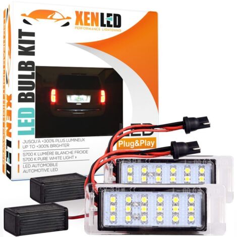 Eclairage LED plaque d'immatriculation pour OPEL Insignia Tourer & Mokka, Chevrolet, Cadillac, GMC Modules complets CANbUS