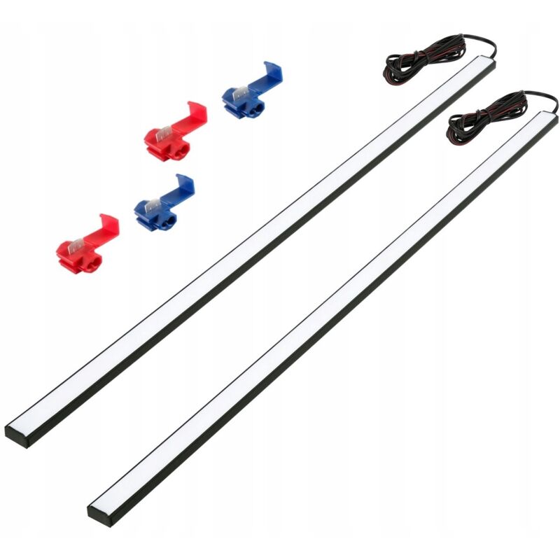 Éclairage LED pour cabine de voiture, fourgonnette, zone de chargement, 2 x 100 cm PL12