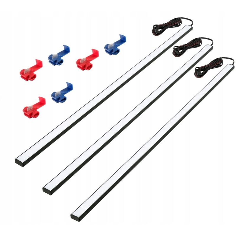 Éclairage LED pour cabine de voiture, fourgonnette, zone de chargement, 3x50cm PL12