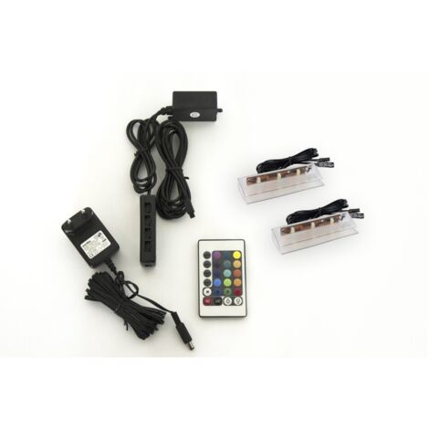 Éclairage LED RGB 2 clipex pour collection RAVEN/OWL/BIRD