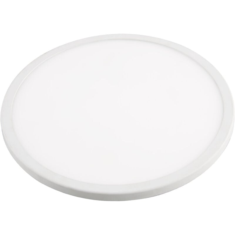 Downlight led rond orientable blanc mat 15w froid