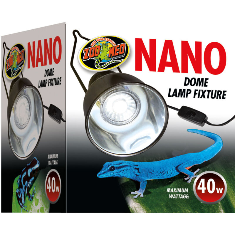ZOOMED Zoo Med Nano D&ocirc;me Douille pour Lampe pour Nano-Terrarium