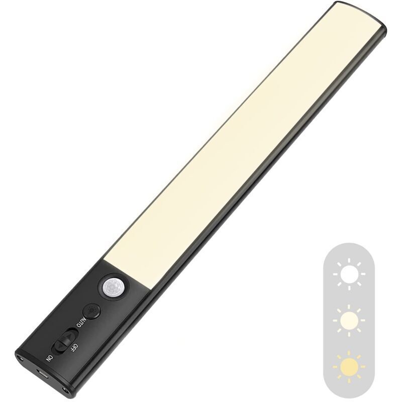 éclairage pour armoire avec détecteur de mouvement - éclairage rechargeable pour placard fonctionnant avec une batterie de 4200 mAh - Bande lumineuse