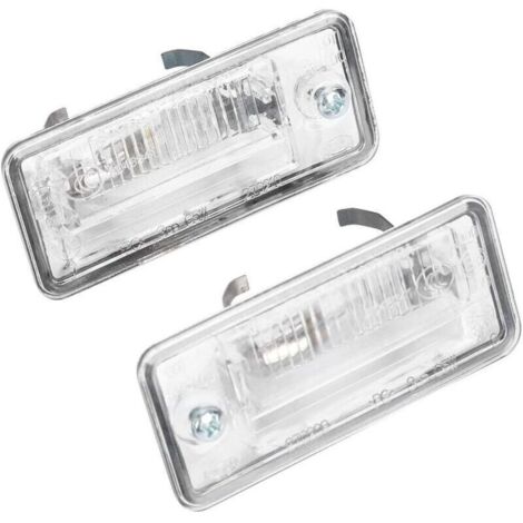 Éclairage pour plaque d'immatriculation, 1 paire Feux 8E0807430A 8E0807430B feu de plaque d'immatriculation adapté pour A3 A4 A5 A6 C6 A8 D3 Q7 RS4