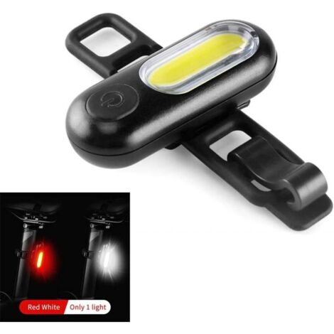 Eclairage Sécurité LED Vélo XenLed RB16, Rechargeable USB , étanche, 5 modes - Fixation Clips + Strip