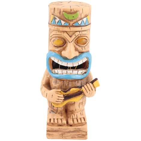 Éclairage Solaire Jardin Totem Statues Résine Décoration Extérieure Maison Pelouse Cour - KZQ