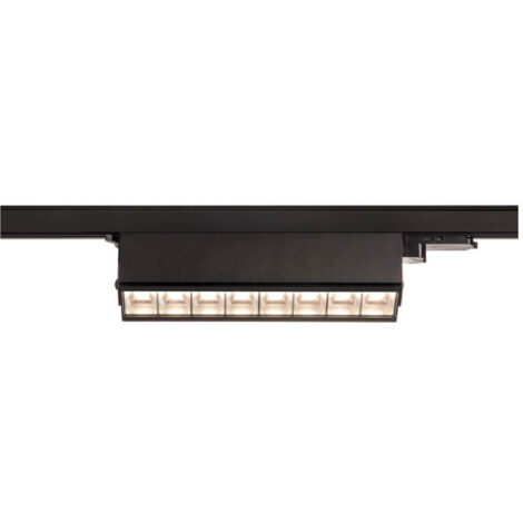Éclairage sur rail à LED Sight Triphasé - noir - 4000K - 1004688