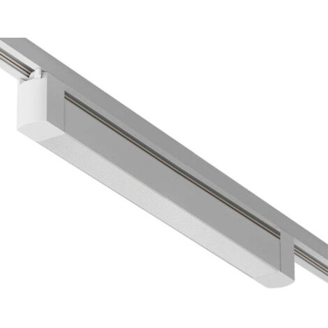 Éclairage sur Rail Linéaire Opaque Monophasé 30W 47cm Blanc - Blanc Neutre  - SILUMEN