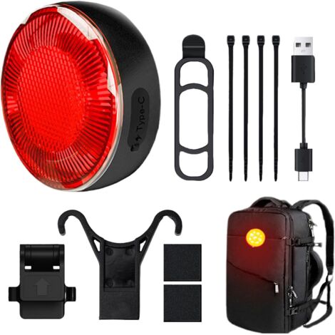 Éclairage Vélo À LED, Lumières Cyclisme avec Détection