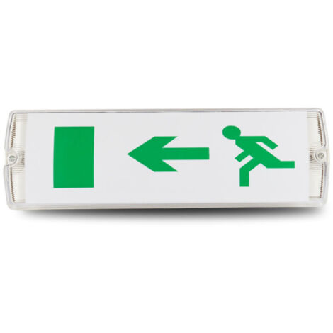 Eclairages de Sécurité à Led, Classe de Protection : IP20, Panneau d'indication de Sortie / de Secours, Lumineux