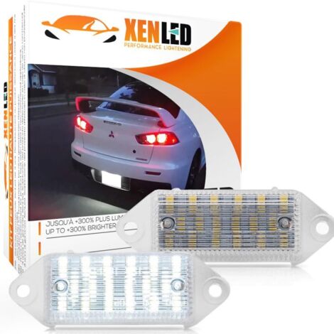 Eclairages plaque LED - Mitsubishi Lancer LED Evo X / Evolution - 2003 - 2016 - Plaque d'immatriculation LED