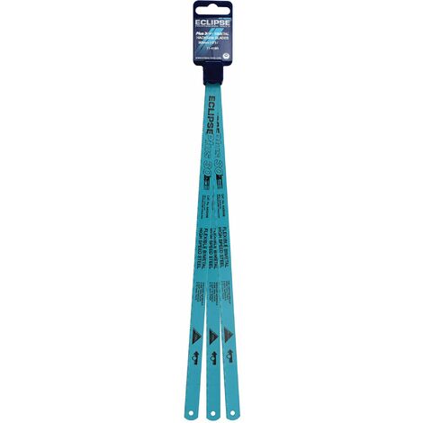 Eclipse Professional Tools 71-624R - Confezione da tre lame per seghetto bimetalliche, 1 da 18 TPI, 1 da 24 TPI e una da 32 TPI