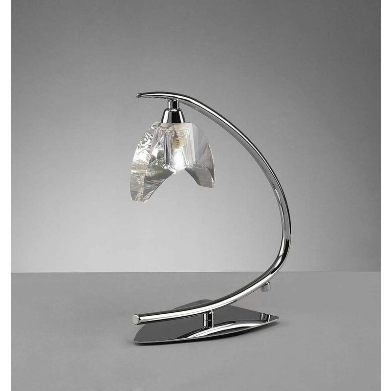 Eclipse Table Lamp 1 Bulb G9 Small, polished chrome