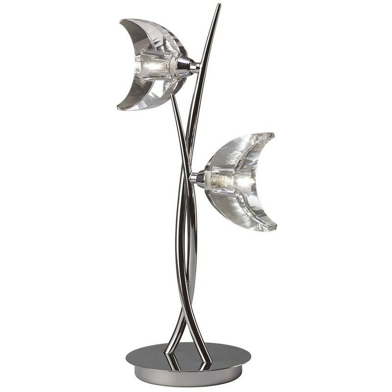 Inspired Mantra - Eclipse - Table Lamp 2 Light G9, Polished Chrome