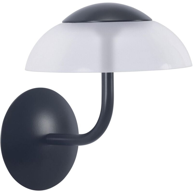 Eclipta ii aplique negro con luz led blanco cálido 3000K