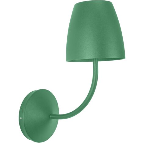 Eclipta II aplique verde con luz led blanco cálido 3000K