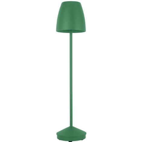 Eclipta II baliza verde con led blanco cálido 3000K