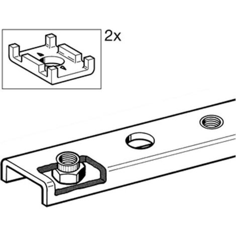 Eclisse rail 41x21 Sikla