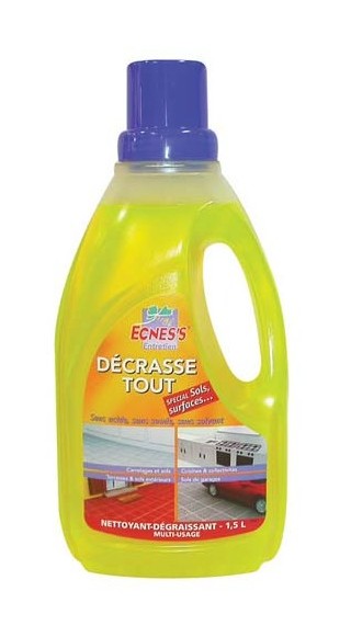 Nettoyant dégraissant multi-usages Décrasse - citron - 2 l - Ecness