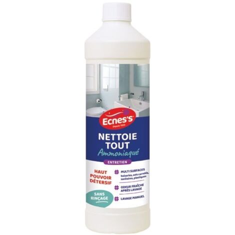 ECNESS - Nettoyant multi-surfaces ammoniaqué nettoie-tout 1L Ecness