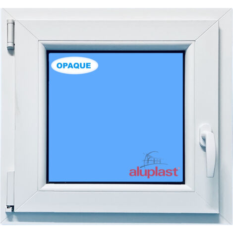 Eco-Blu – Fenêtre PVC 600 mm x 600 mm blanche – Oscillo-battante – Vitrage double SGG PLANITHERM 4S – Isolation thermique et acoustique