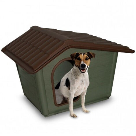 Eco Cuccia In Materiale 100% Riciclato A Forma Di Casetta 44 X 34 X 42 Cm
