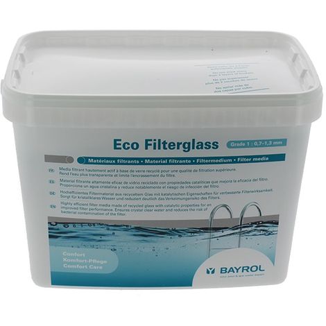 main image of "Eco Filterglass - 0,7-1,3 mm - 20 kg de Bayrol"