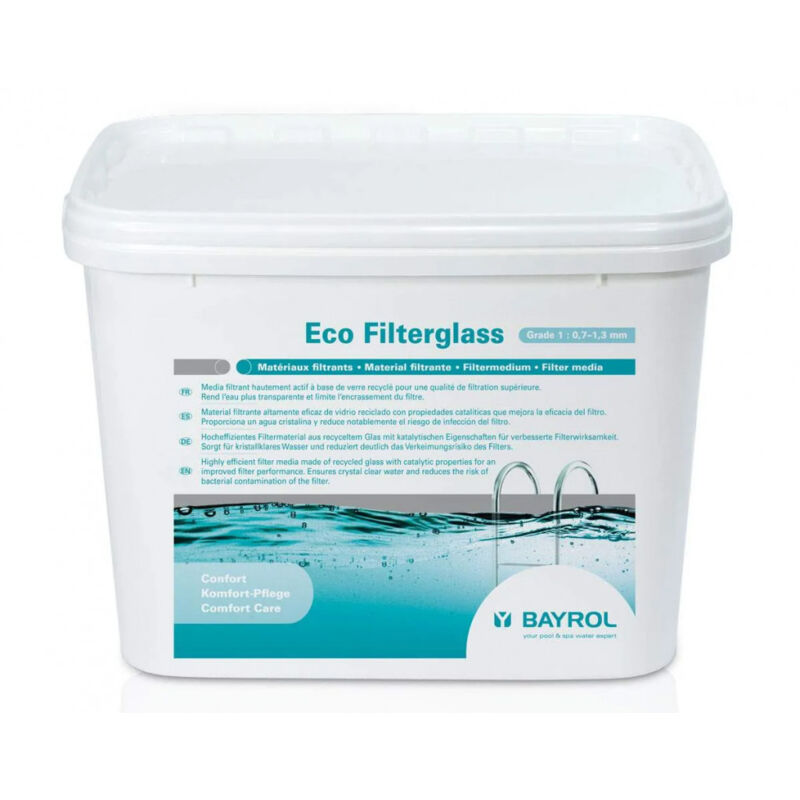 

ECO Gránulos de vidrio de filtro grado 1 (0,7 - 1,3 mm) 20kg