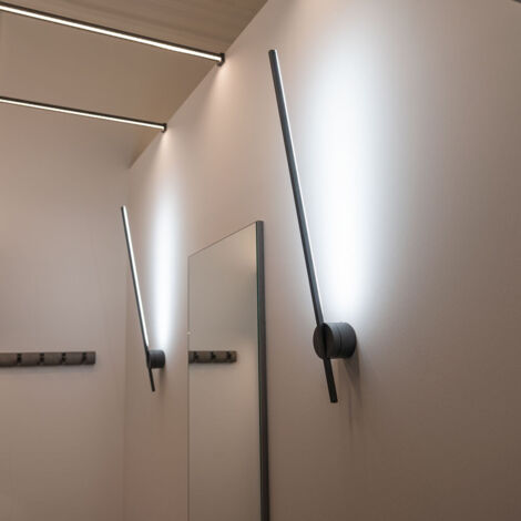 ECO-Light LED-SHANGHAI-AP NERO LED-SHANGHAI-AP NERO LED-Wandleuchte 10 W LED Schwarz