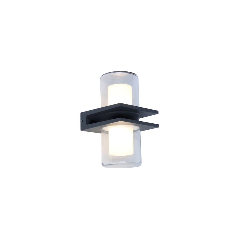 

Eco-Light TANGO - Lámpara LED de pared para exteriores y paredes de casa, 18 W, IP54 para 230 V, 800 lm. Para una luz brillante en la pared y el