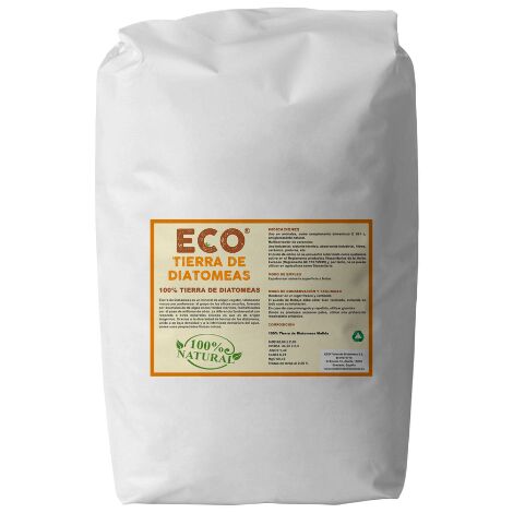 ECO Livraison 24-48h Terre de Diatomee 25kg | Non Calcinée | Alimentaire E551c | 100% Naturel et écologique | Naturel Contre Les Insectes