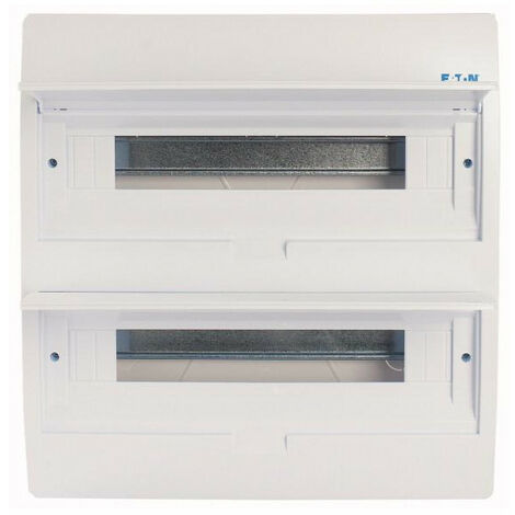 Eco Petite armoire de distribution encastrable, 2 rangées de 18 Te, IP40