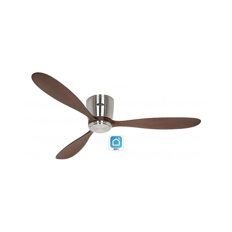 Casafan - Ventilateur de plafond avec WiFi 313288W eco plano wood bn-nb