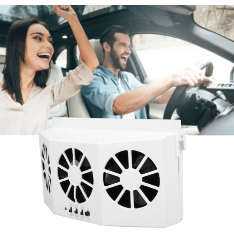 Eco-Solar Dreifach-Autolüfter [3 ABS-Solarlüfter, Autolüftung & Lufterfrischer]