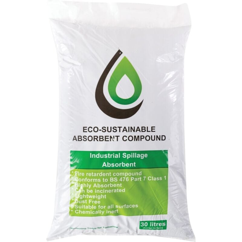 Eco Sustainable Absorbent Compound 30L Bag - Ecospill