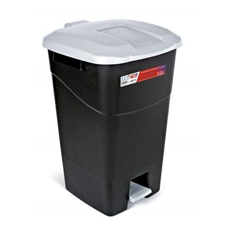 ECO TAYG 60 L. NEGRO/ GRIS CON PEDAL - TAYG