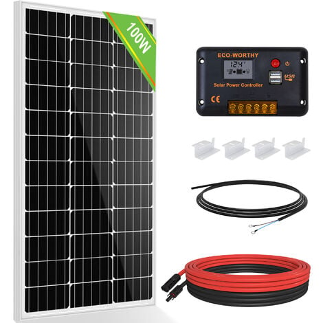 ECO-WORTHY 1500W 24V All-in-one Solar Hybrid Inverter with Built-in 30A  MPPT Controller for Home RV Shed Off-Grid System - Solartex Store