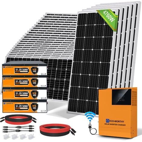 15000 Watt Solaranlage zur Netzeinspeisung, dreiphasig, Growatt  Wechselrichter, EcoDelta