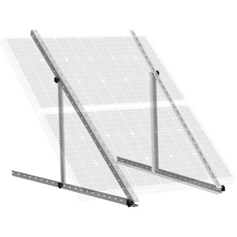 ECO-WORTHY 45-inch Adjustable Solar Panel Tilt Mounting Bracket with Foldable Tilt Legs,Support 100-400 Watt Solar Panel for Boats, RVs, Rooftops(114 cm)