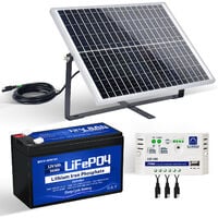 ECO-WORTHY Solar Panel Kit 25W 18V Mono Solar PV Panel 25W with
