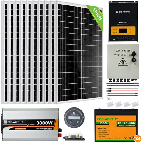 Inversor solar Onda pura 24V, Mejor precio en España