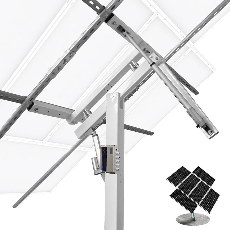 Eco-worthy - Solar Panel Rack Dual Axis Tracking System (40% more power) with Tracking Controller, Complete Solar Tracker Kit for Different Solar