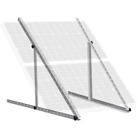 Eco-Worthy – Support de panneau solaire 114 cm – Aluminium résistant aux intempéries – Inclinaison 0° à 60° – Compatible jusqu'à 400 W – Installation rapide
