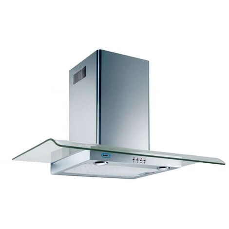 Ecoair by Baraldi EA271 Cappa a Parete Desy Classe energetica D Aspirante o Filtrate Portata 700 m3-h 90 cm Inox