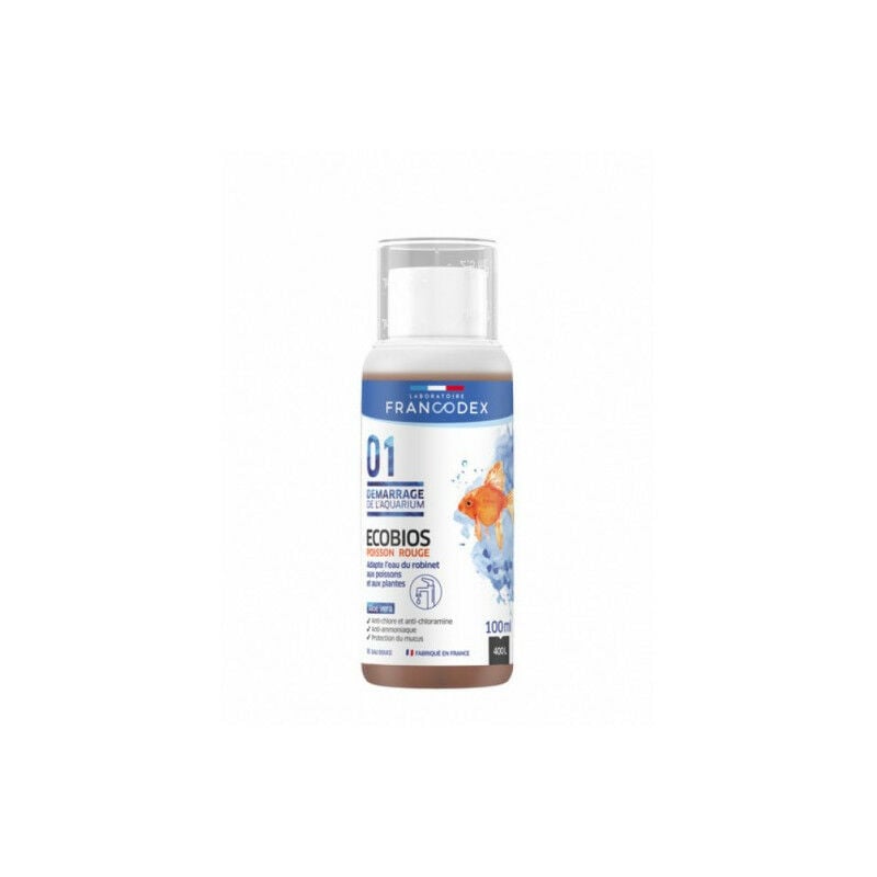 

eCOBIOS acondicionador de agua para acuarios de peces de oro, botella de 100 ML