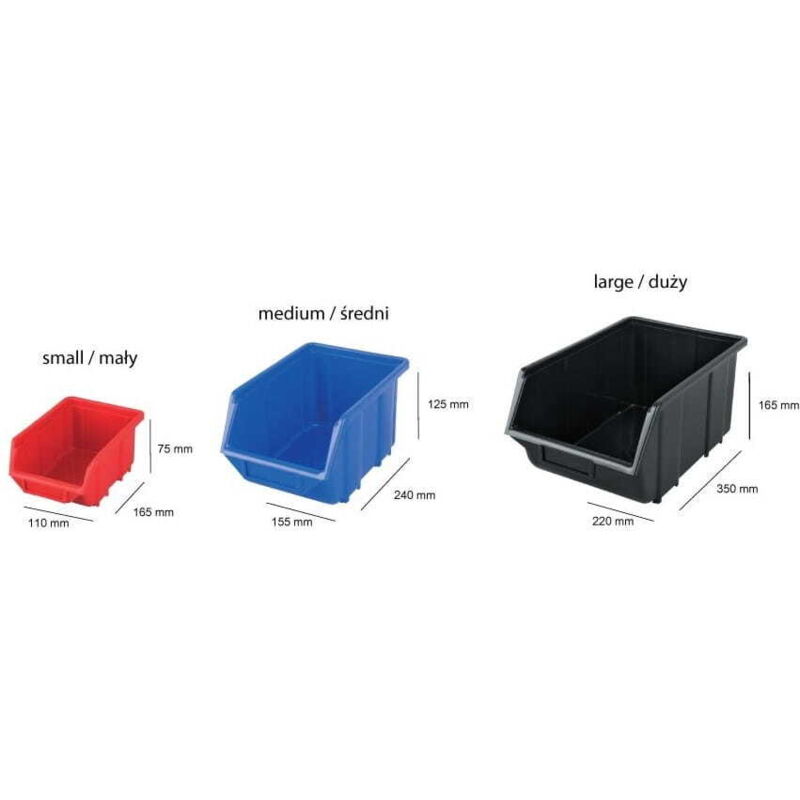 ECOBOX KLEIN BLAU 110x165x75mm