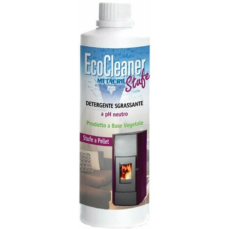 EcoCleaner nettoyant détergent et dégraissant pour les surfaces du poêle à granulés Metacril Tecno Line 15500501 0,5 litres