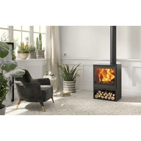 ECODESIGN EMERALD CUISINIÈRE À BOIS - 81X56X39
